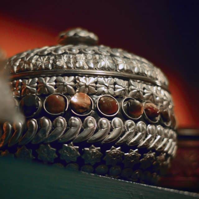 Bracelet ciselé à la main en argent 925