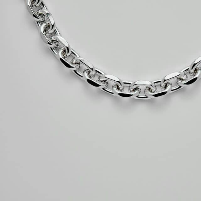 Chaîne Gourmette Argent en argent 925